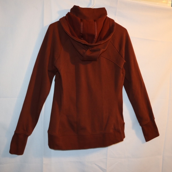 ATHLETA Triumph Hoodie Sweatshirt Jacket | Decadent Red Size LARGE  #486251 - Picture 7 of 13